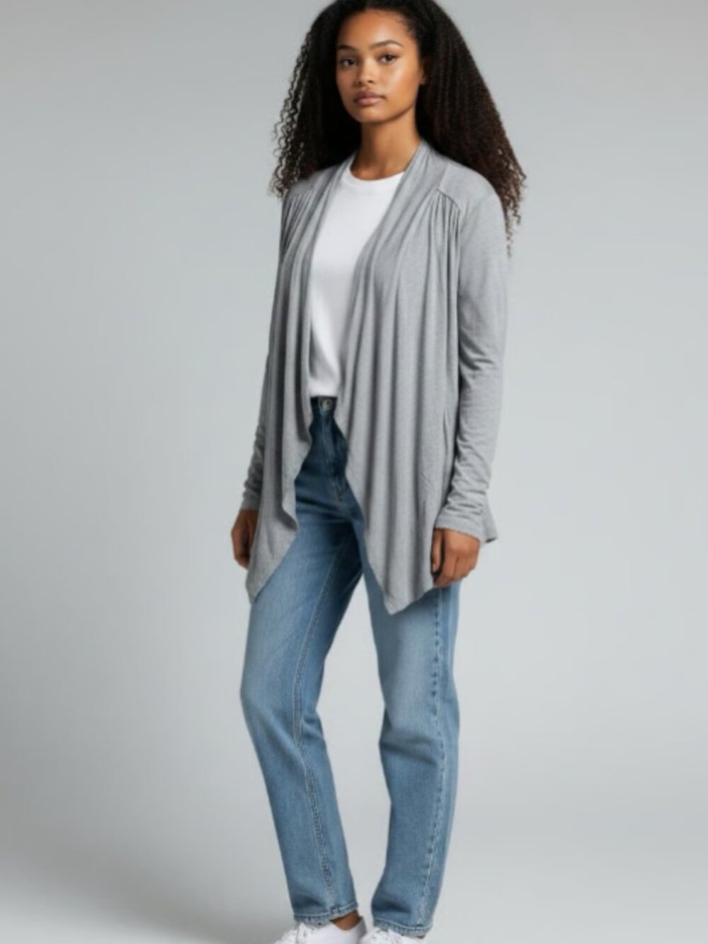 J Jill lightweight cardigan Gray small